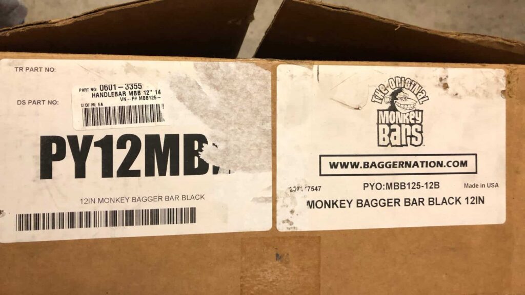 New In Box Paul Yaffe MBB-125-12 B 12 Black Monkey Bar, (NIB) Paul Yaffe 12 inch Black Monkey Bar