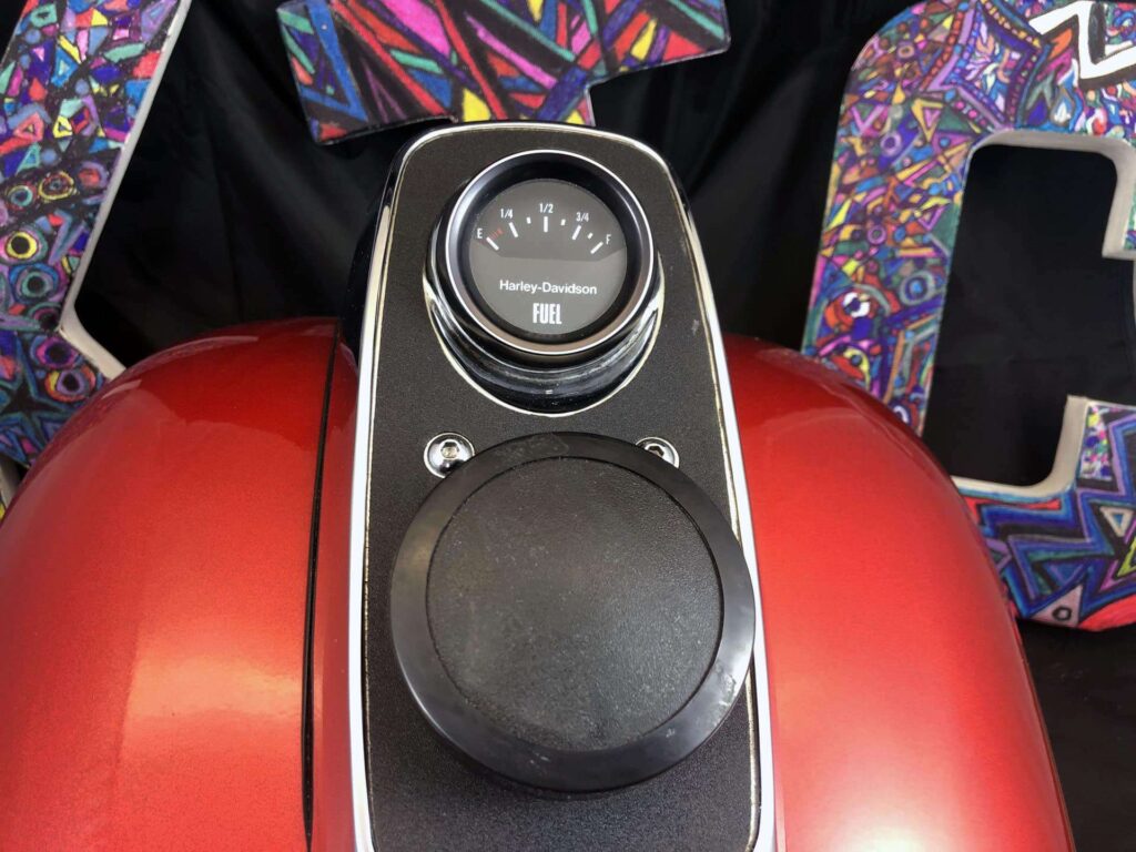 FXR Red with Gold Fuel Tank, FXR Red with Gold Fuel Tank with Gauge for sale.