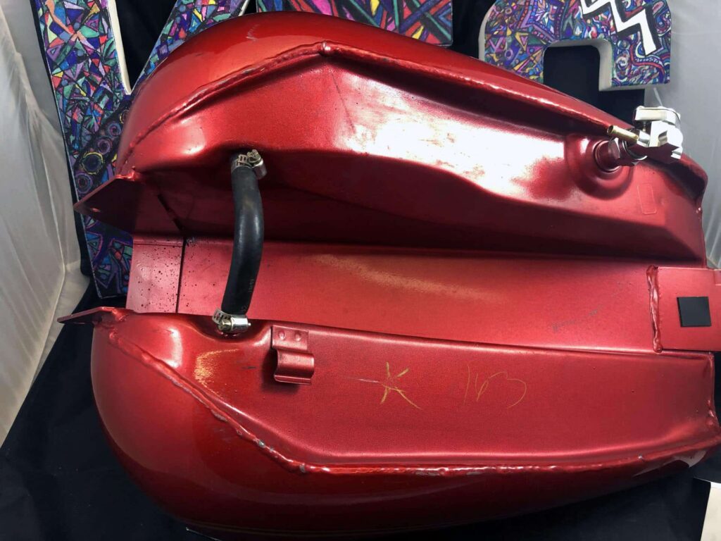 FXR Red with Gold Fuel Tank, FXR Red with Gold Fuel Tank with Gauge for sale.