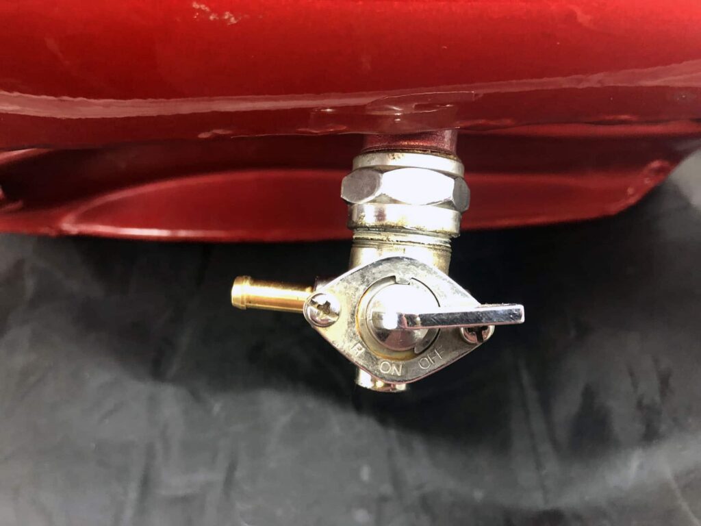 FXR Red with Gold Fuel Tank, FXR Red with Gold Fuel Tank with Gauge for sale.