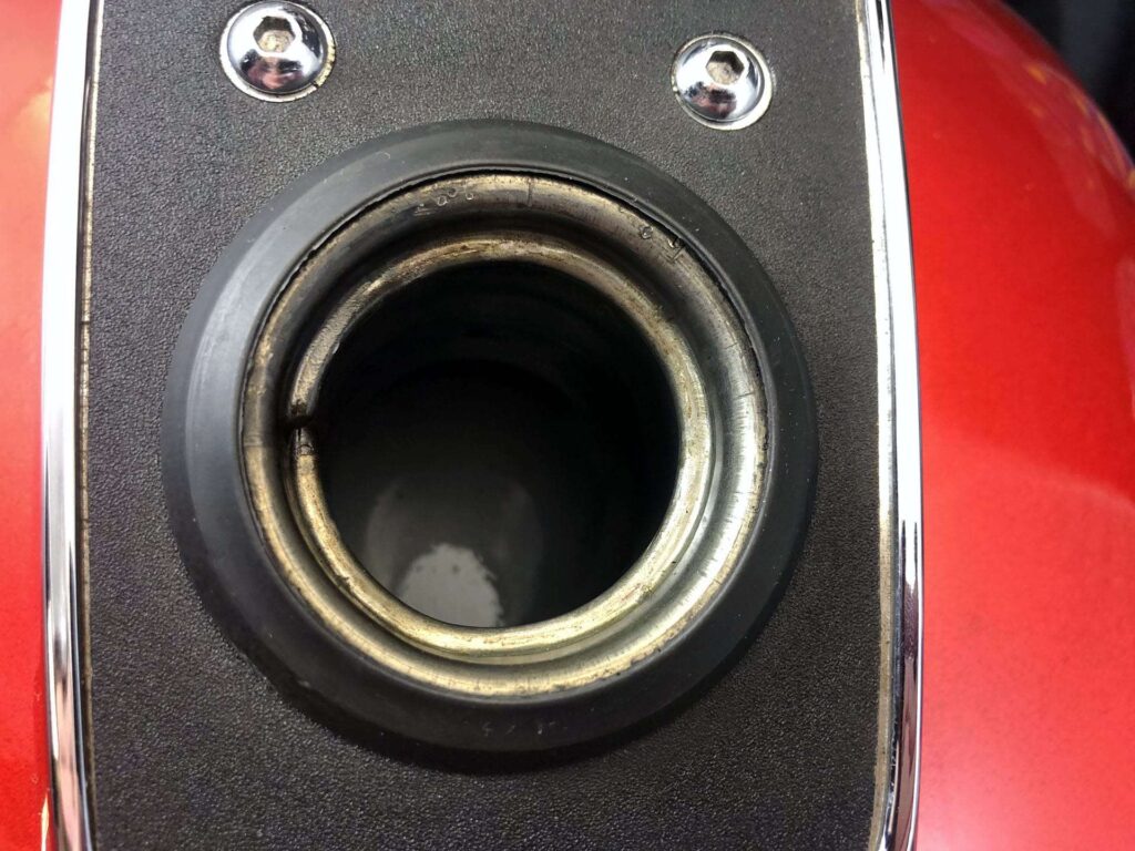 FXR Red with Gold Fuel Tank, FXR Red with Gold Fuel Tank with Gauge for sale.