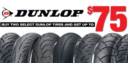 Dunlop Motorcycle Tire Rebates, Dunlop Motorcycle Tire Rebates