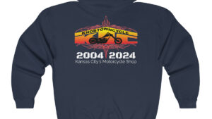 Unisex Heavy Blend™ Full Zip Hooded Sweatshirt – Navy | S-3XL | Soft Fleece | Cotton/Polyester | Classic Fit | Knobtown Cycle Branded Swag