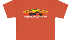 Beefy-T® Orange Short-Sleeve T-Shirt | Personalized Design | 100% Cotton | S-5XL | Durable & Stylish | Knobtown Cycle Branded Swag