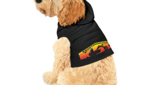 Custom Pet Hoodie | 100% Polyester | 5 Sizes | Black or White Rib | Personalized Artwork | Knobtown Cycle Branded Swag