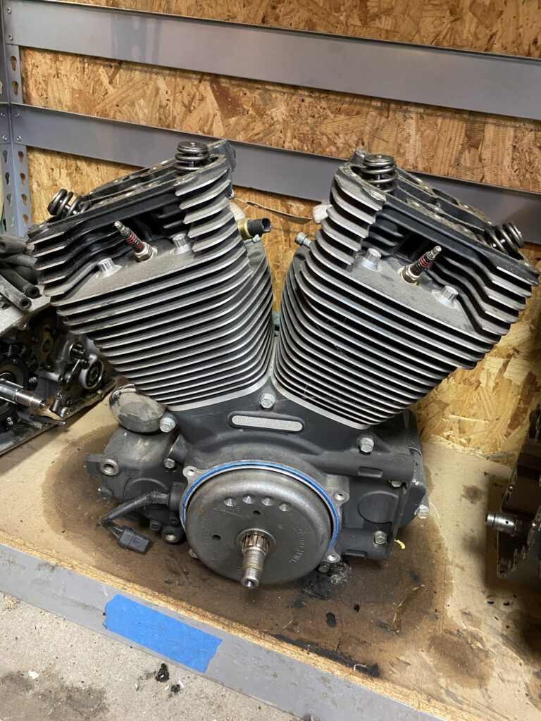High Mileage Beast: 2005 FLSTC Motor with 60K Miles for Sale at Knobtown Cycle