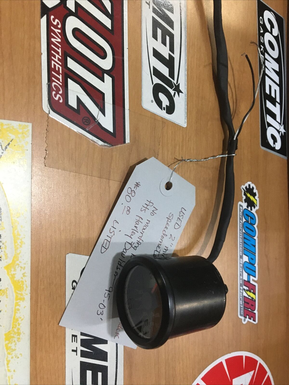 2” mini electronic speedometer 140 mph matte black