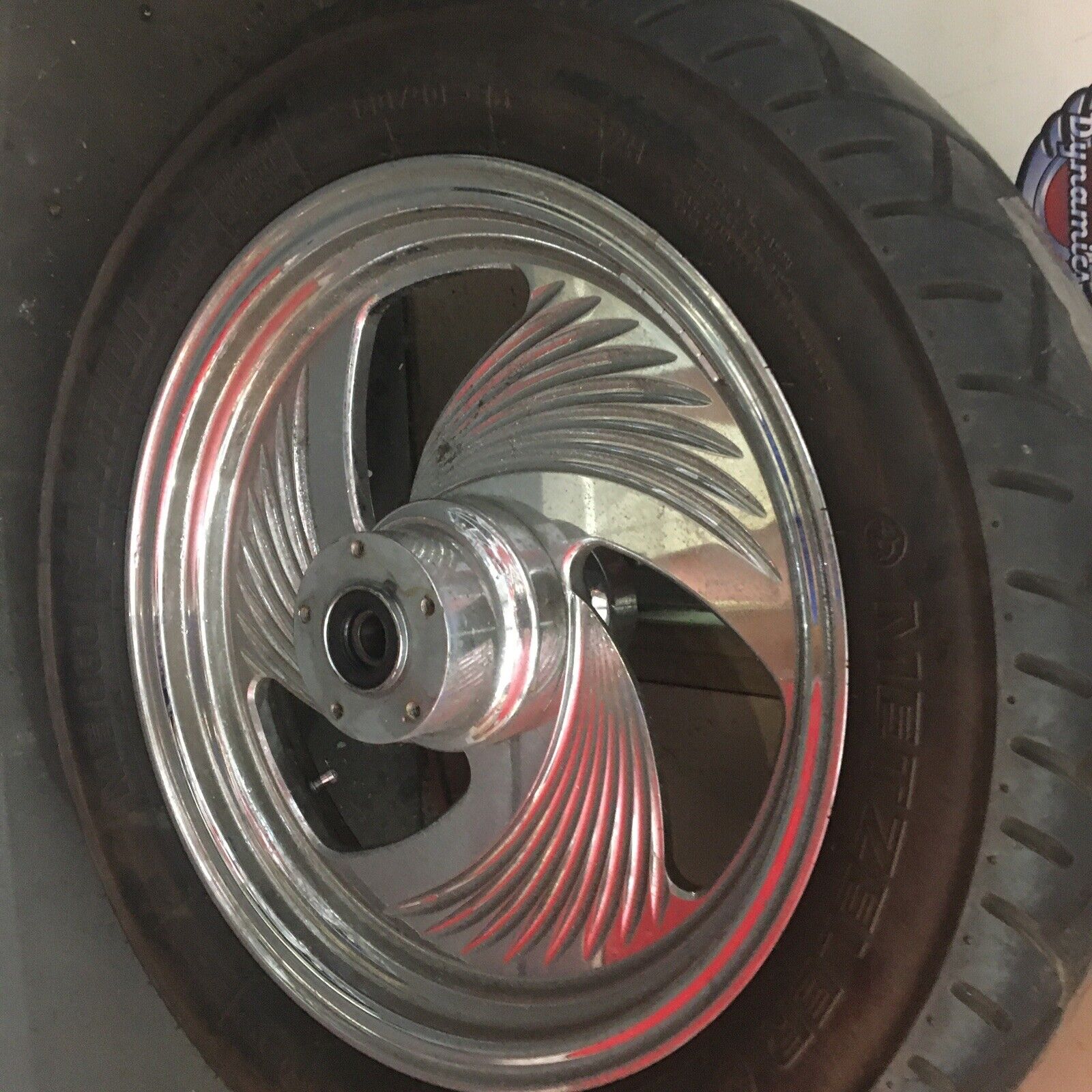 Chrome Custom Front Wheel 16” For Dual Disc