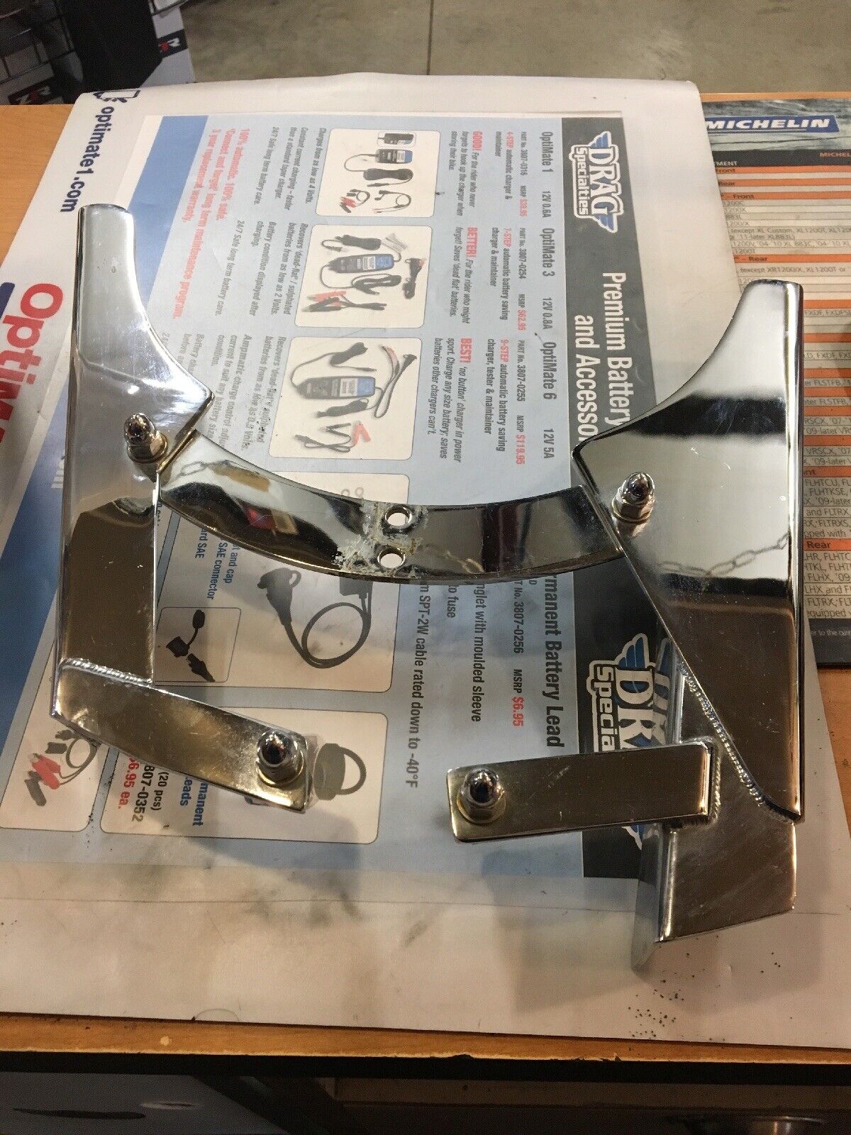 Harley Belt Guard Lower Softail/Customs By Daytec Chrome