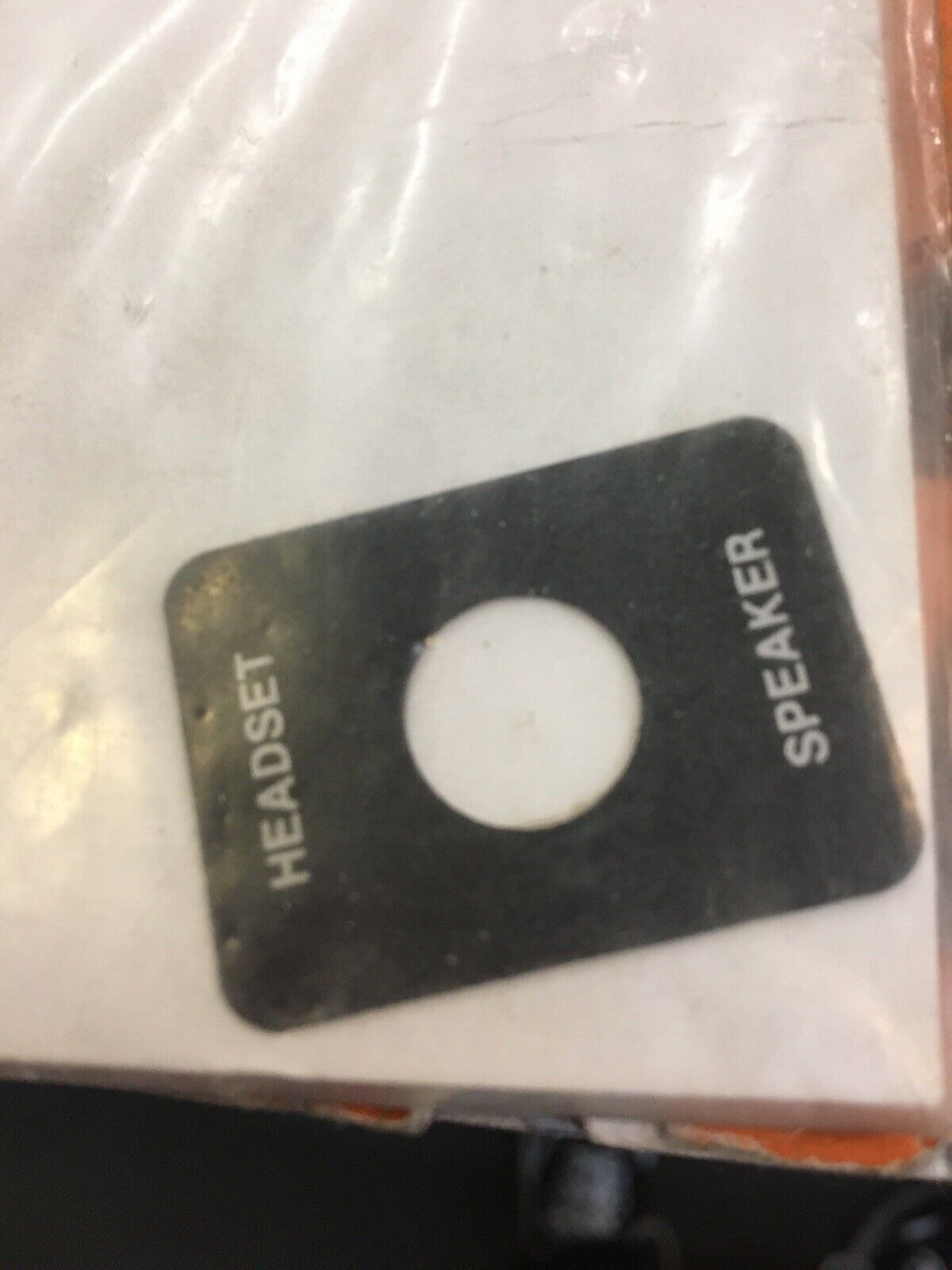 Harley Davidson Label Speaker/ Headset #76297-89