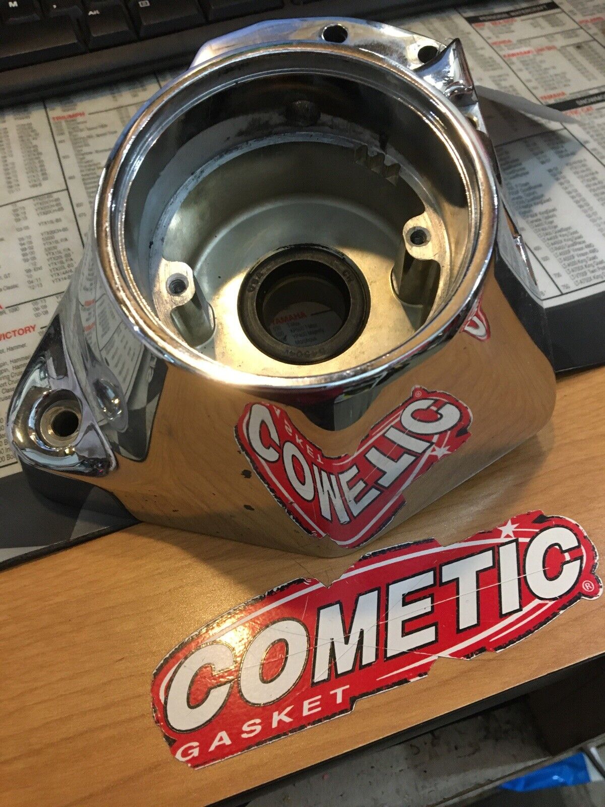 Harley Davidson OEM Chrome Cam Gear Cover #25214-86