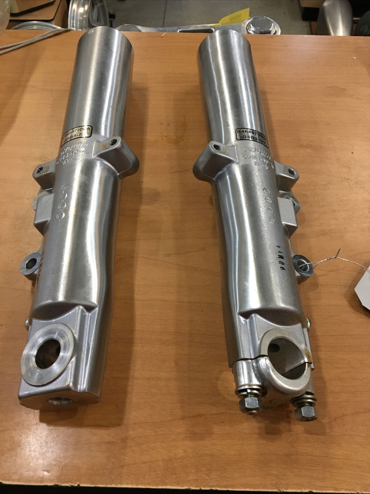 Harley Davidson OEM Fork lower legs #46537-02A/46497-02A