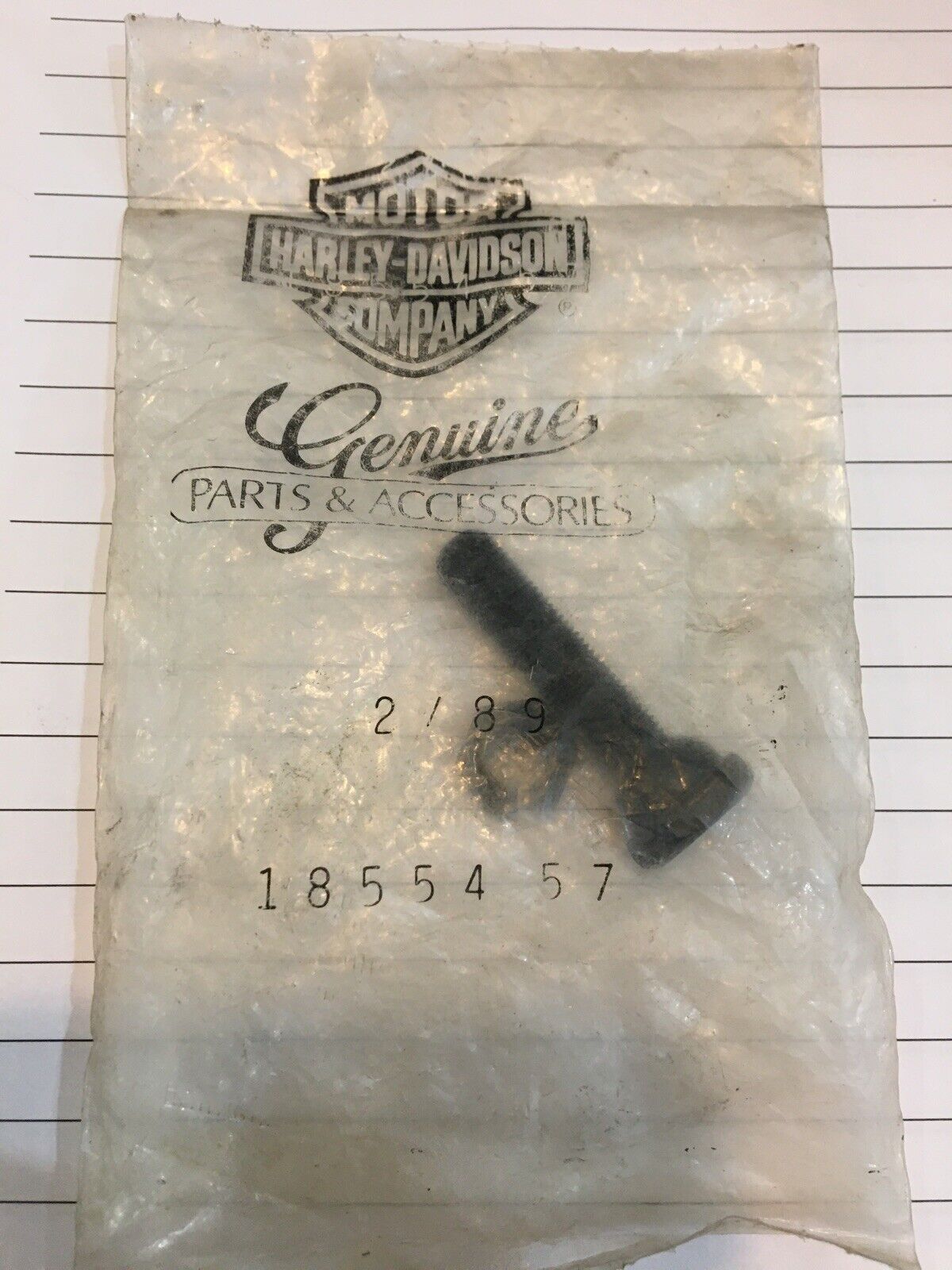 Harley Davidson OEM Tappet Screw With Nut #18554-57