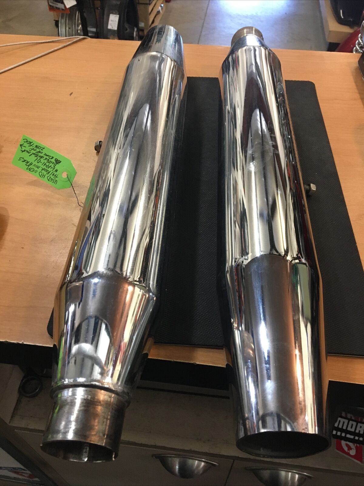 Harley Davidson OEM front and rear mufflers #64941-01