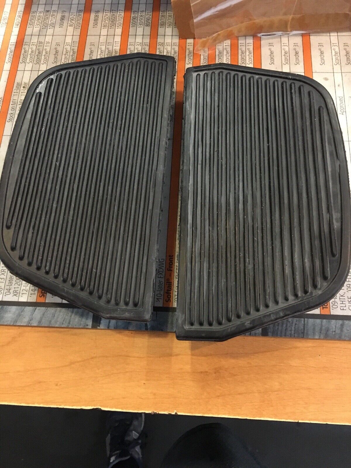 Harley Davidson Passenger Footboard Pads #50606-06