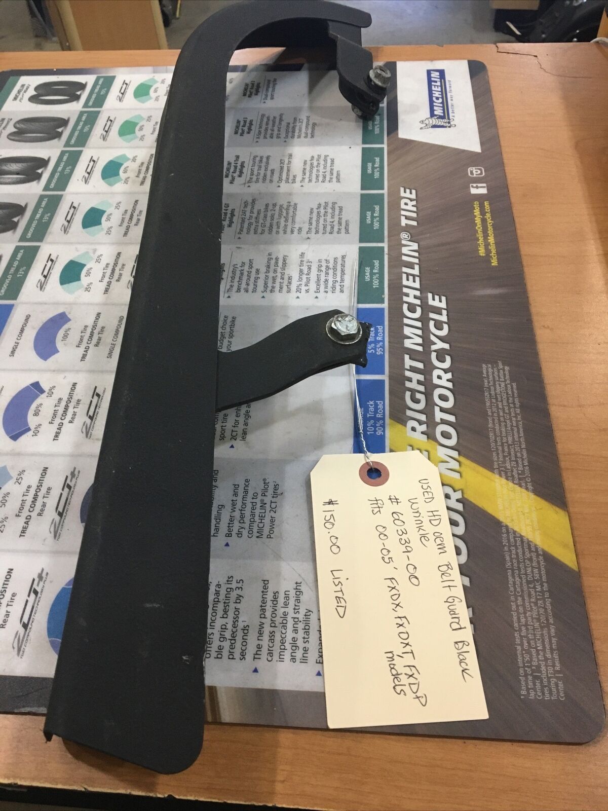 Harley Davidson oem Belt Guard Black Wrinkle #60339-00