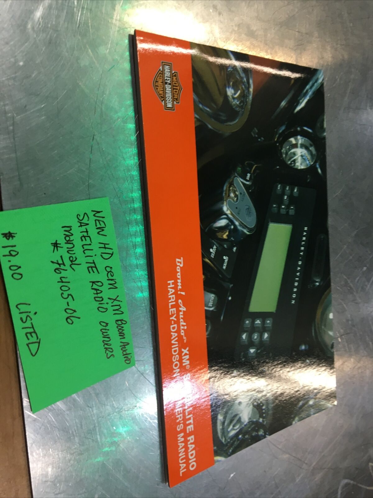 Harley Davidson oem Boom Audio XM Satellite Radio Owners Manual #76405-06