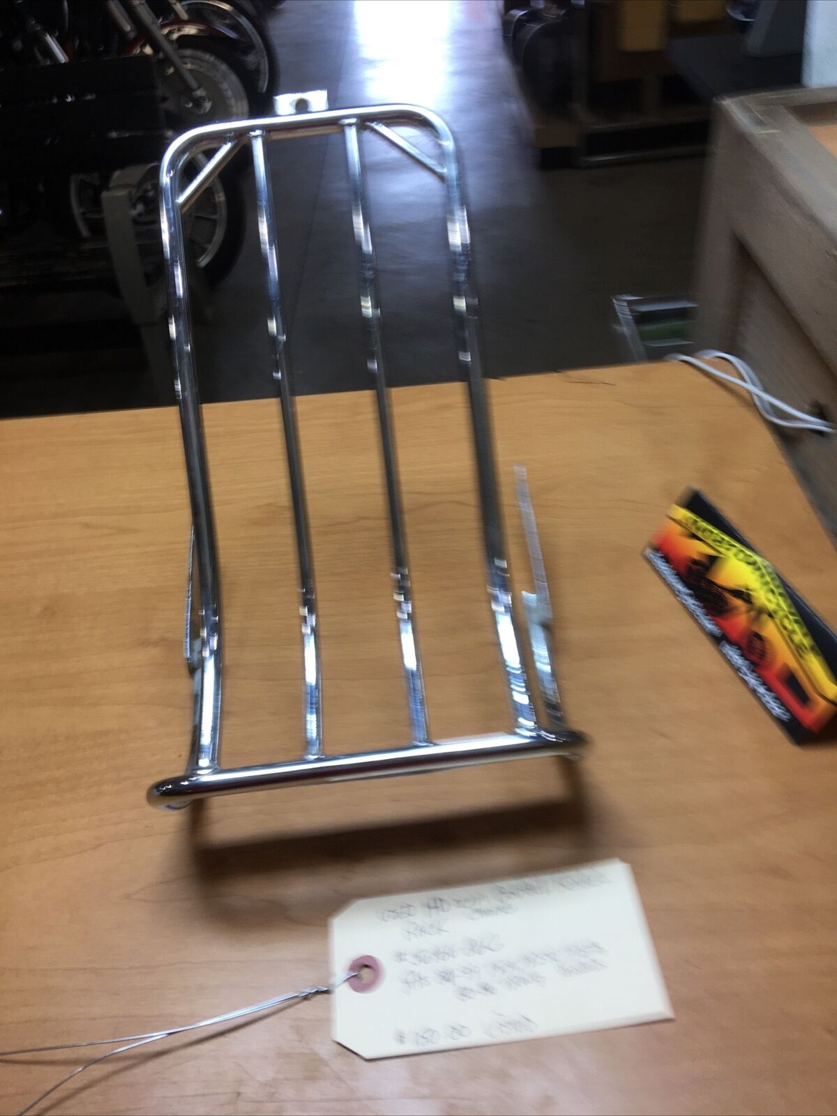 Harley Davidson oem Chrome Bobtail Fender Rack #56466-86C
