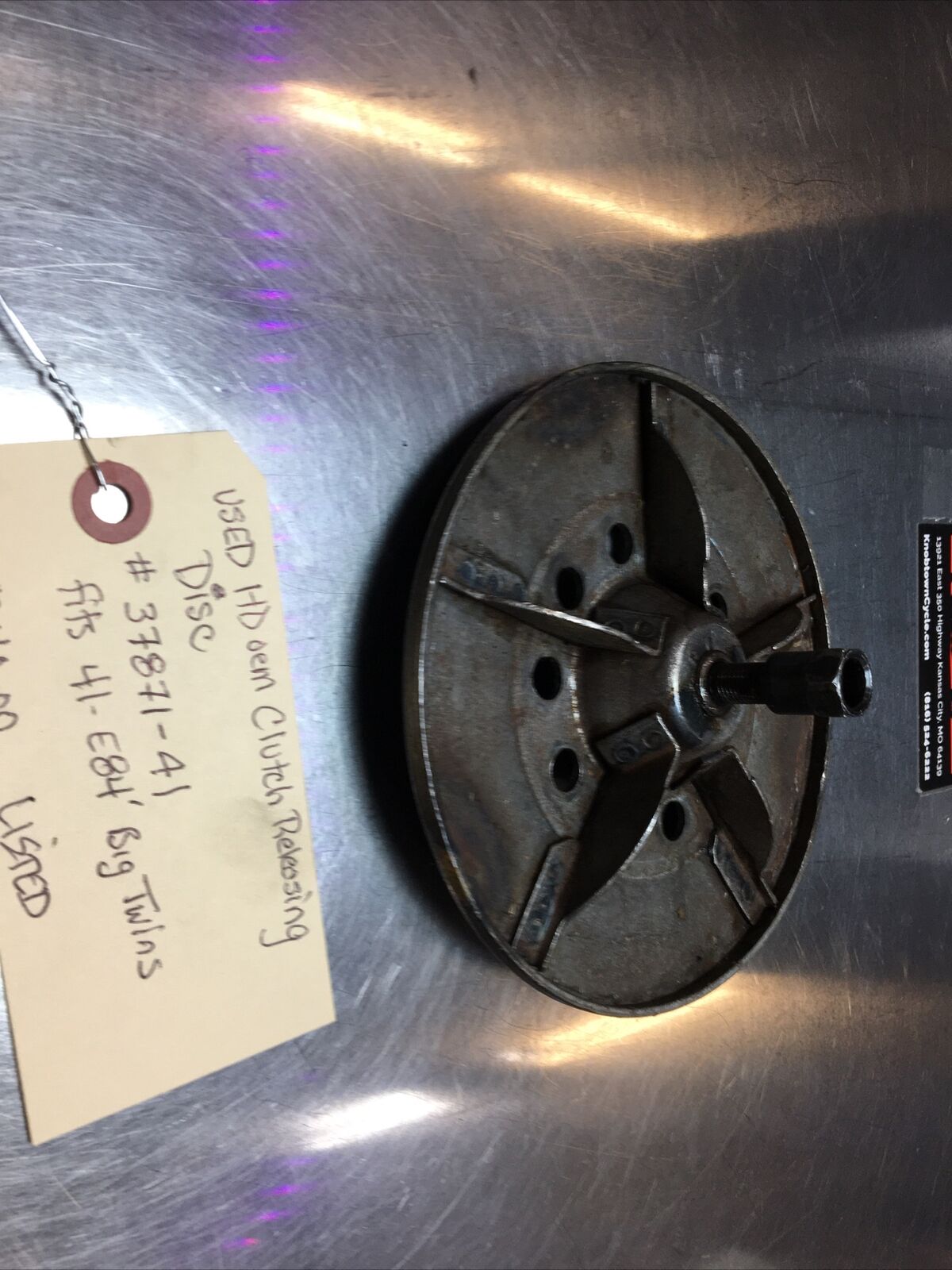 Harley Davidson oem Clutch Releasing Disc #37871-41