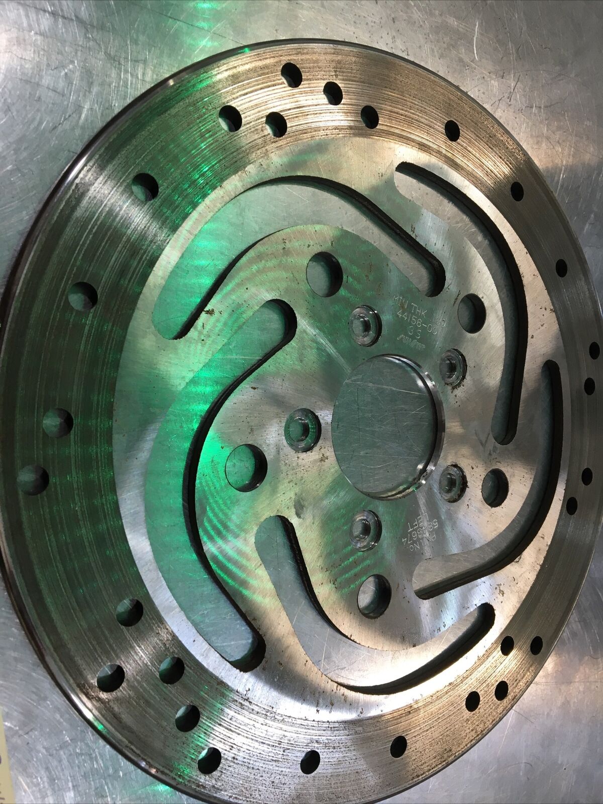 Harley Davidson oem LH Front Brake Rotor #44156-00