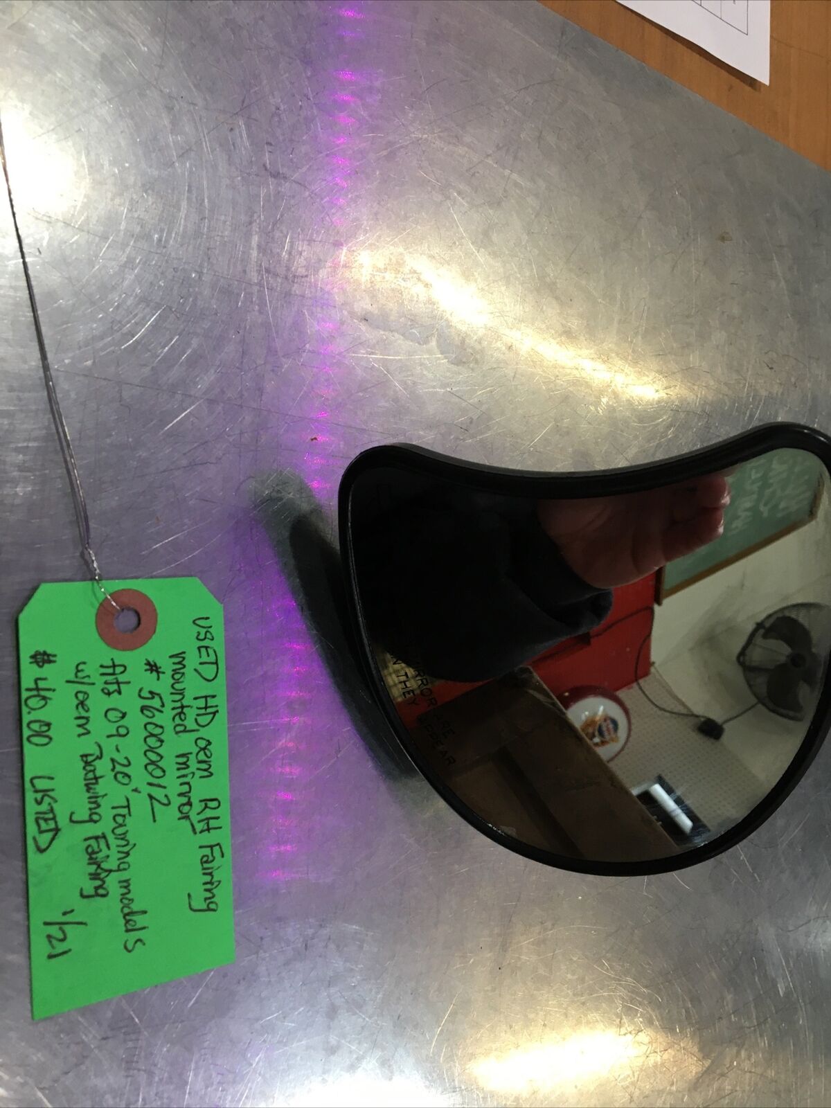 Harley Davidson oem RH Fairing Mounted Mirror #56000012