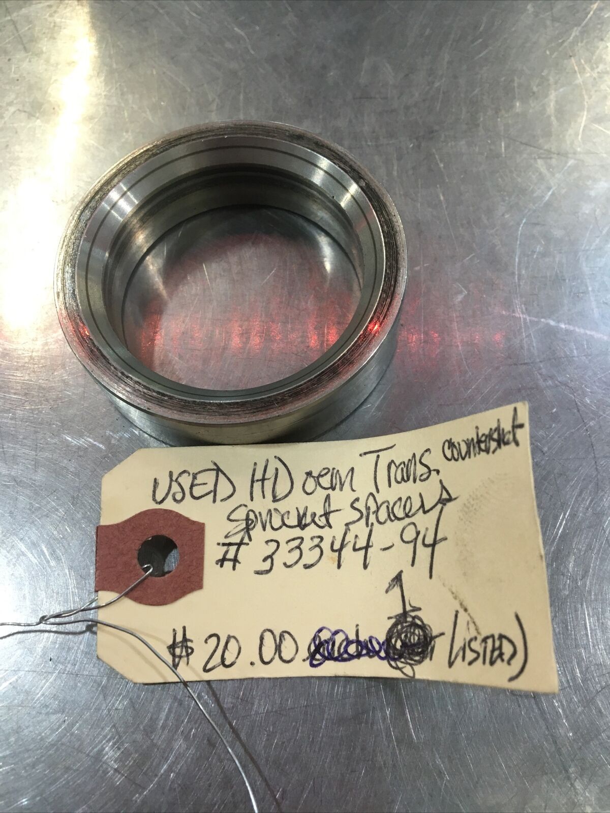 Harley Davidson oem Transmission Sprocket Spacer #33344-94