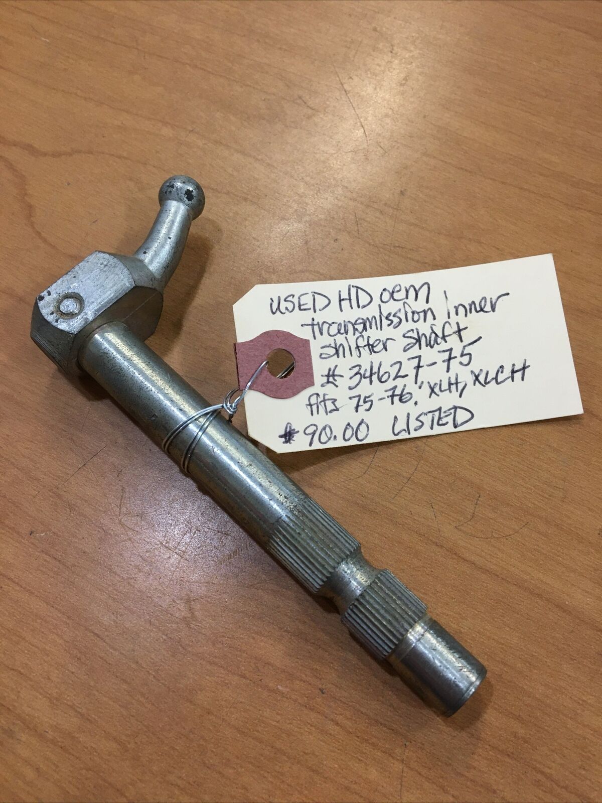 Harley Davidson oem transmission inner shifter shaft #34627-75