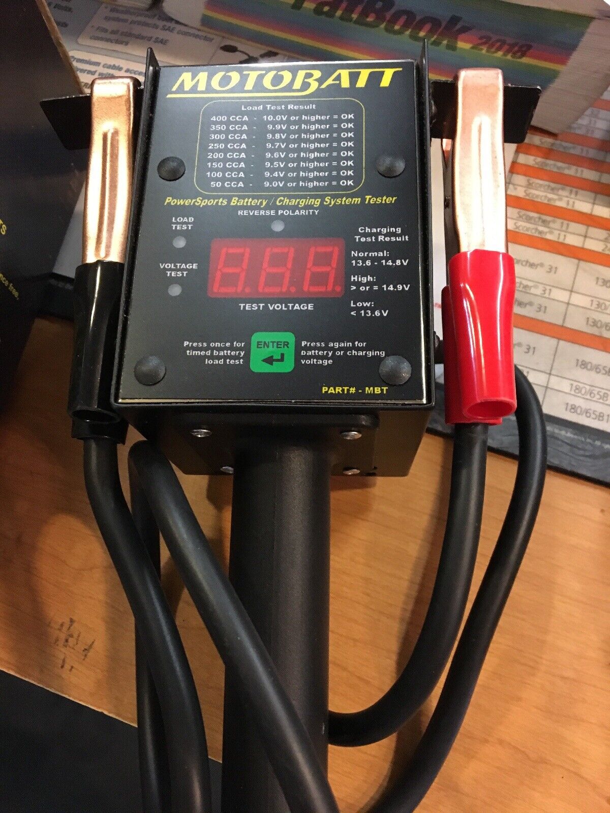Moto Brackets Battery Tester Load #3807-0151