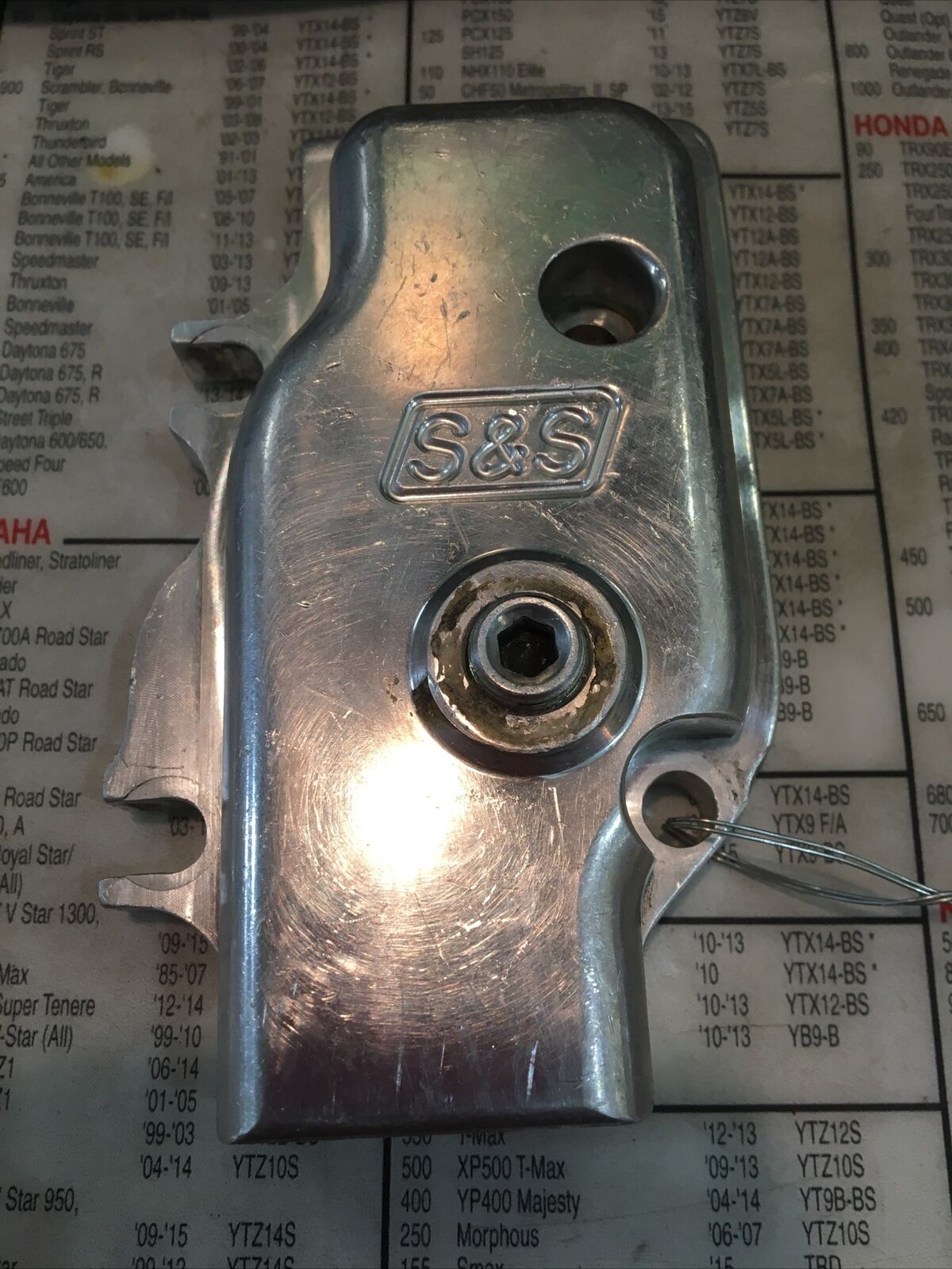 S&S Polished Oil Pump Cover For Harley Davidson