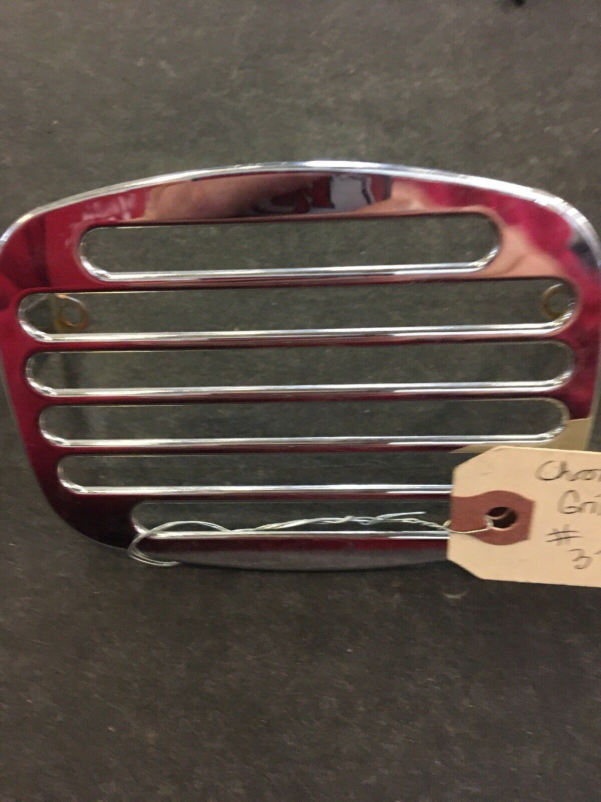 V-Twin Tail Light Chrome Grill #33-0109