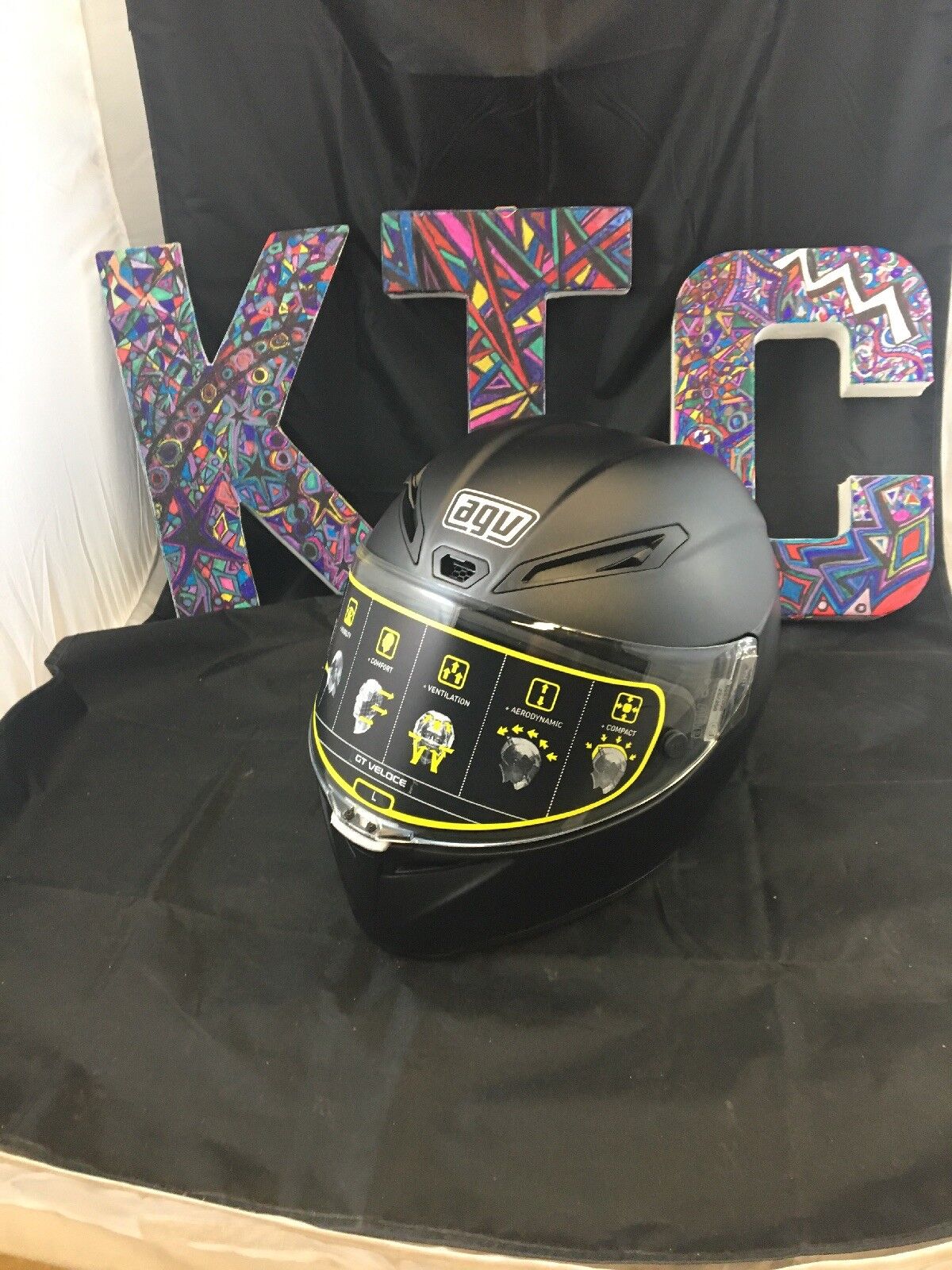 Agv Helmet Veloce Matte Black Lg