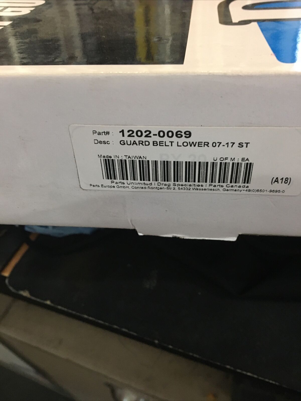 Chrome Lower Belt Guard for Harley Softail FXST FLST 07-17