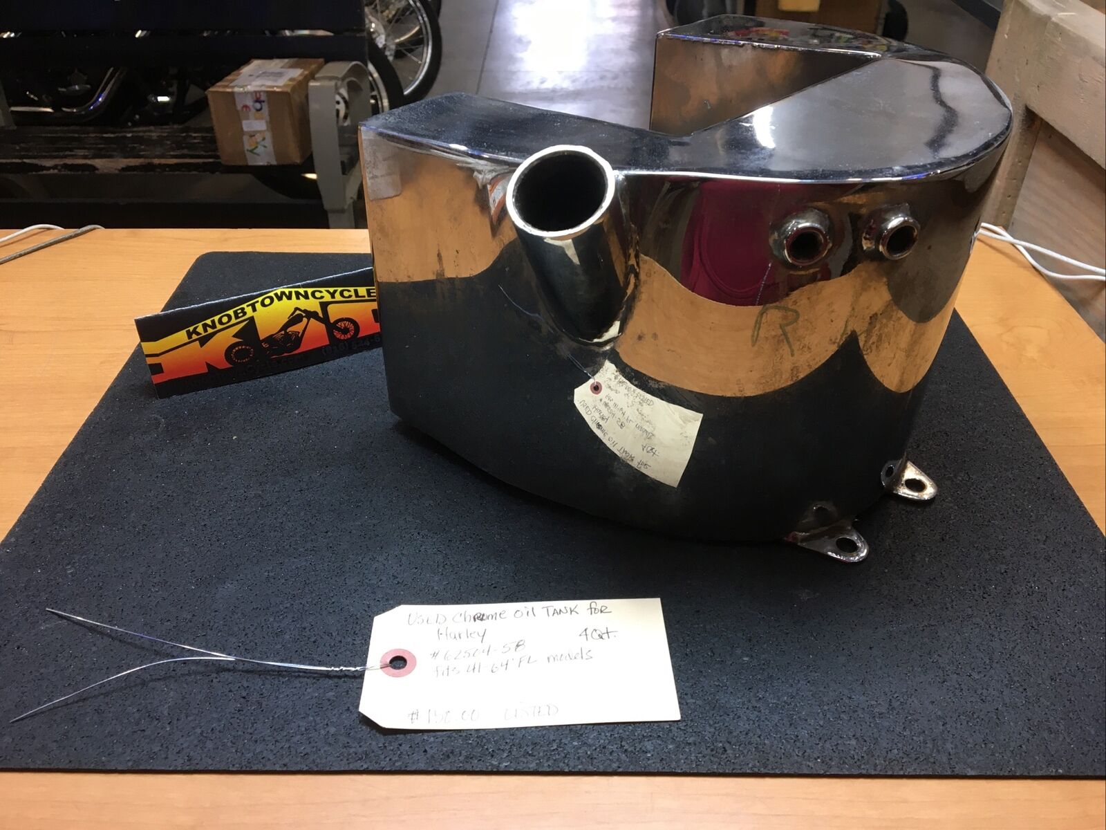 Chrome Oil Tank For Harley #62504-58