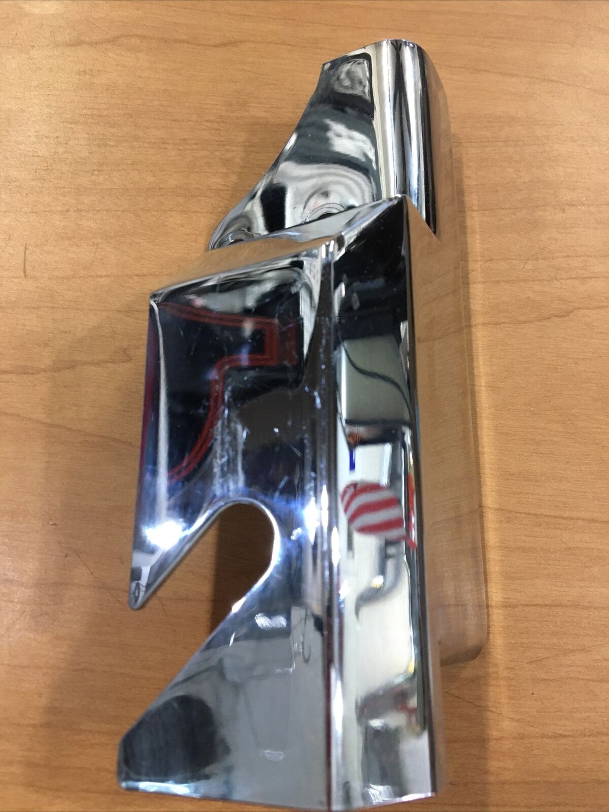 Chrome oil pump cover #67074