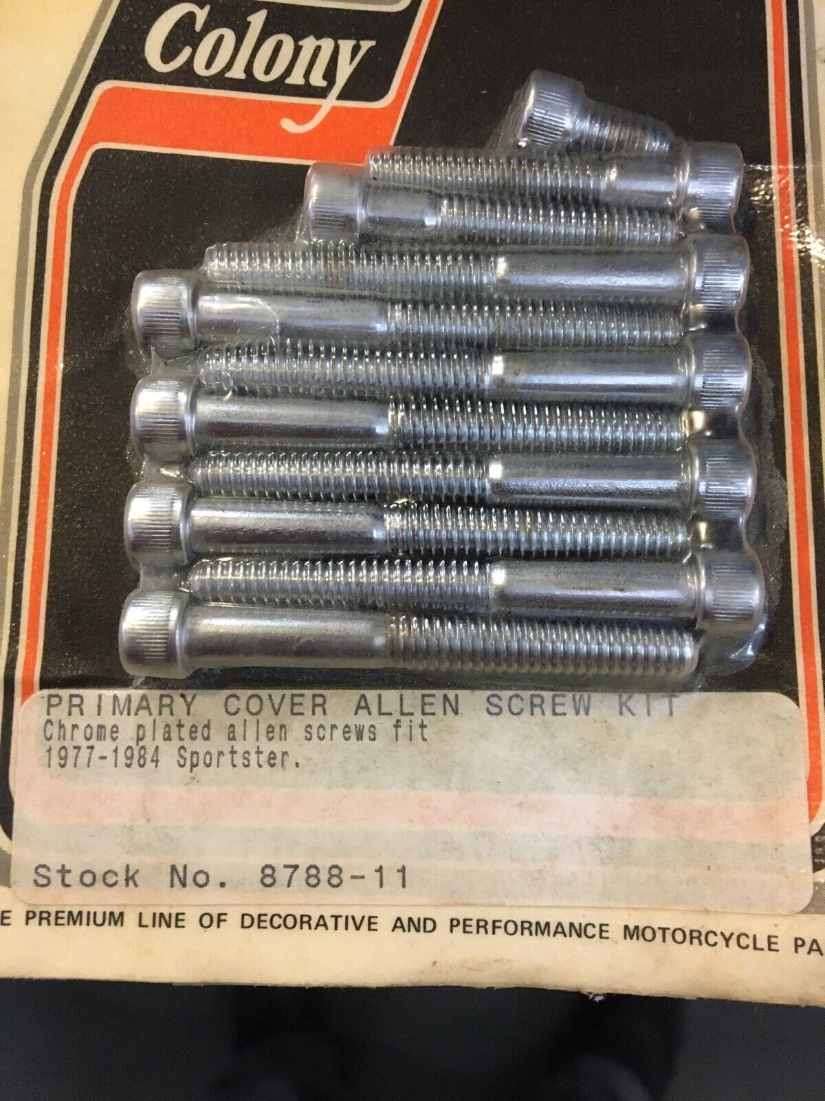 Colony Primary Cover Allen Head Screw Kit #8788-11