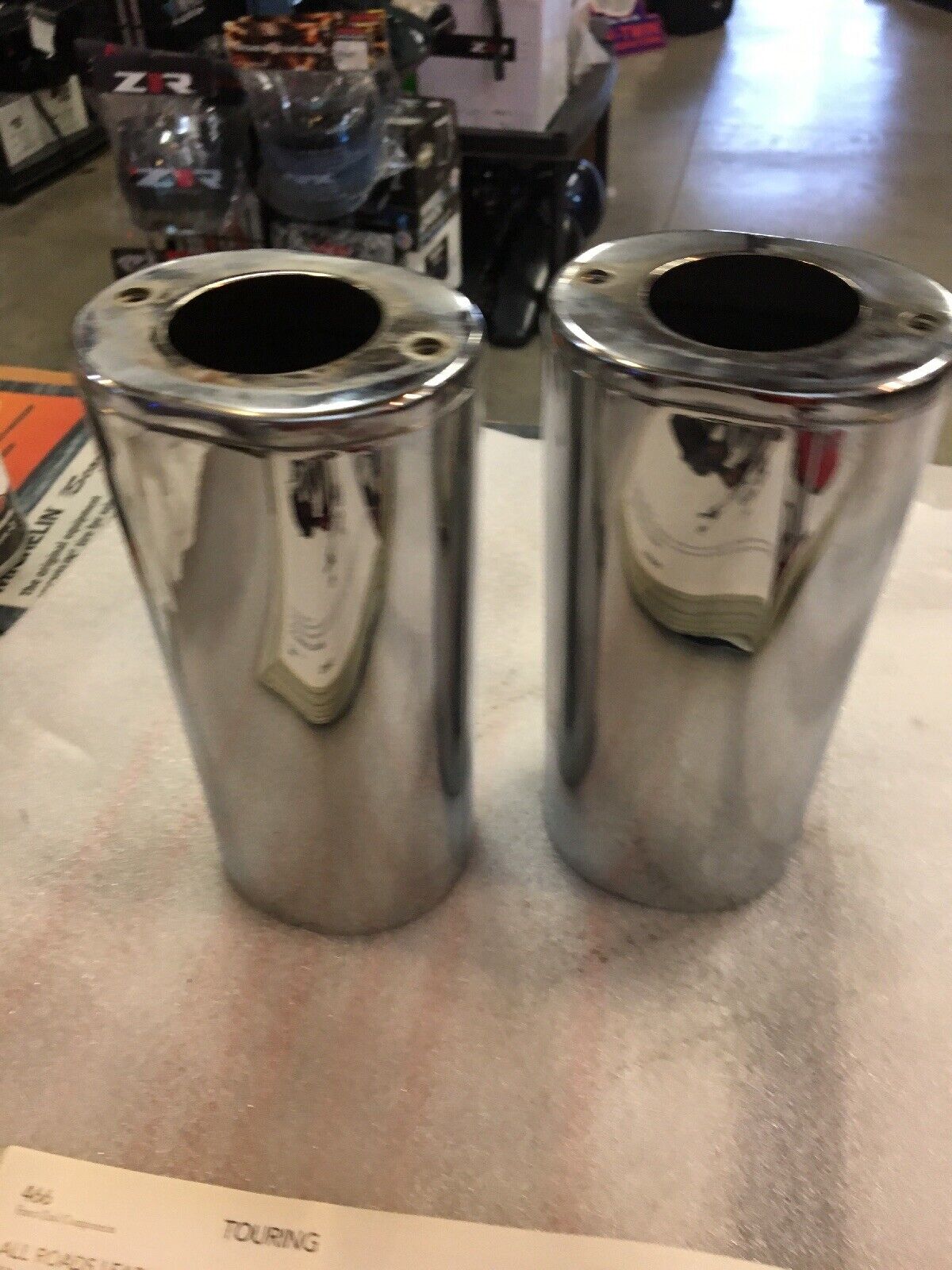 Harley Davidson Chrome Cow Bells #68064-94A