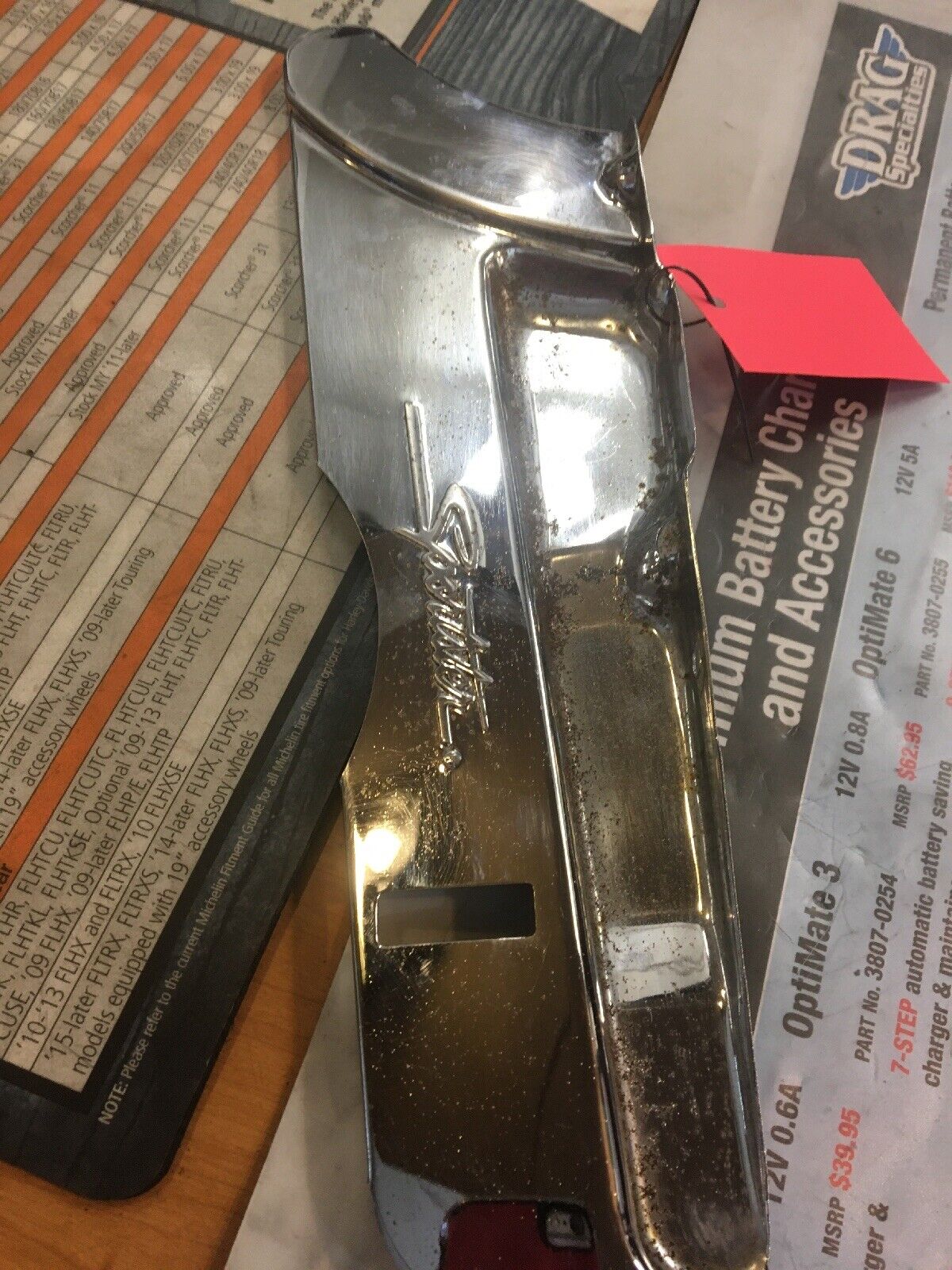 Harley Davidson Chrome Lower Belt Guard #60480-94T