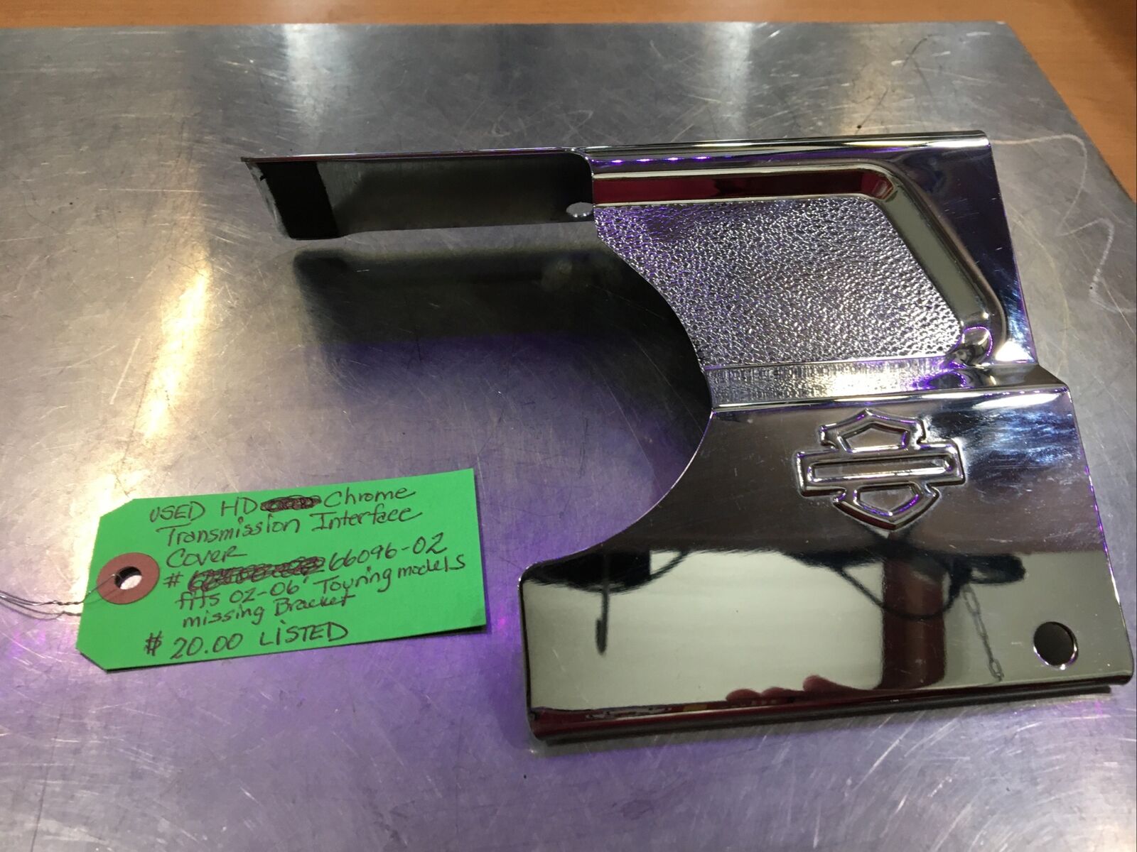 Harley Davidson Chrome Transmission Interface Cover #66096-02