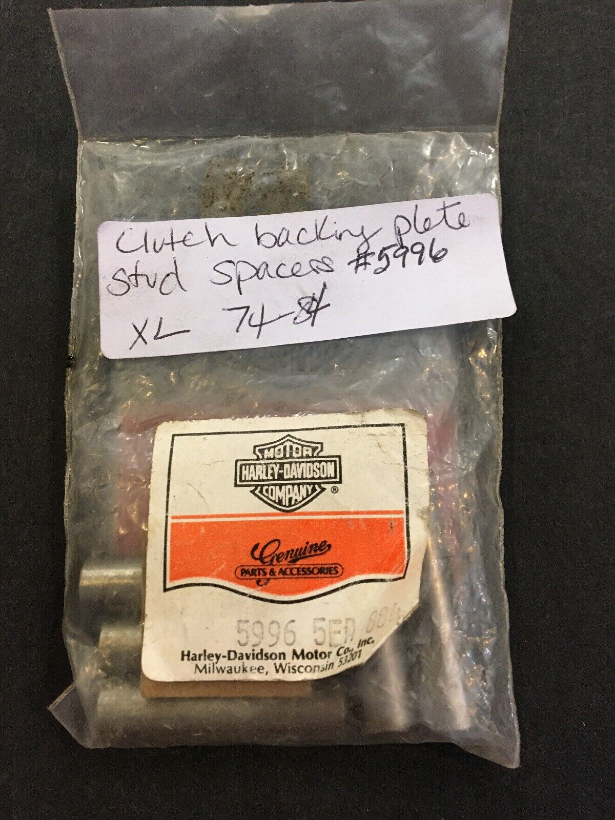 Harley Davidson Clutch Backing Plate Stud Spacers #5996