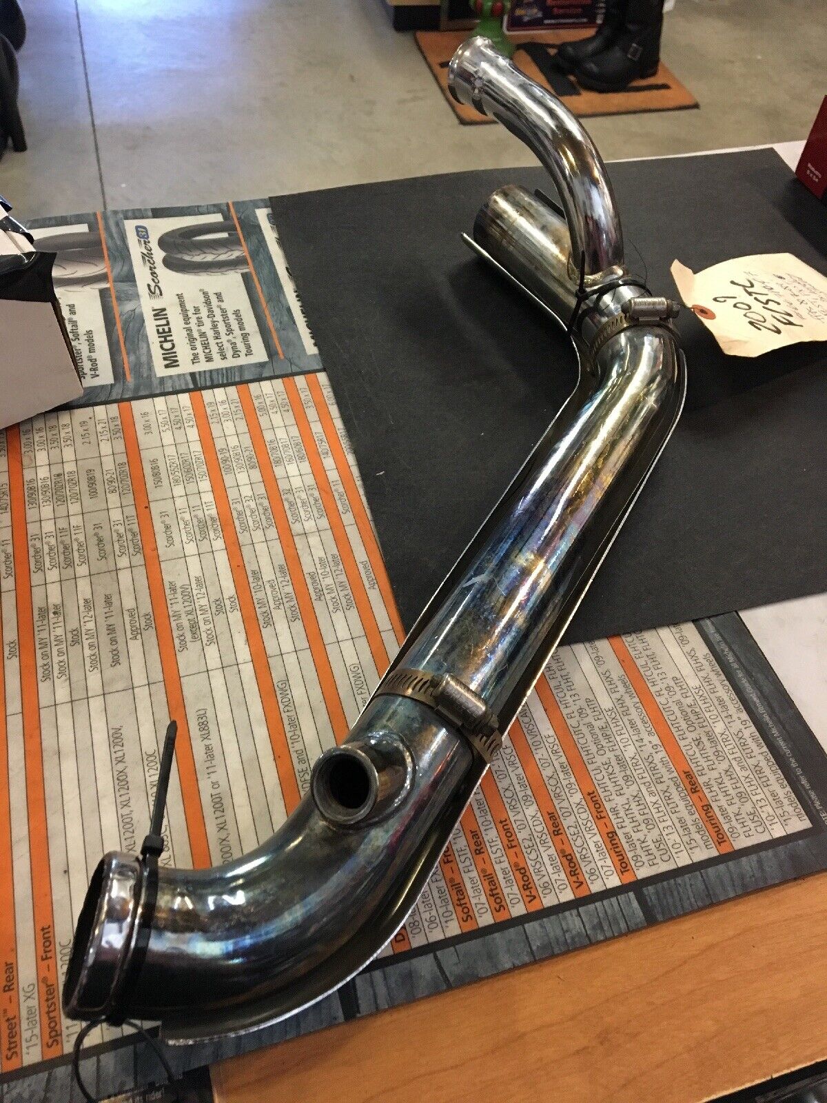 Harley Davidson OEM Front Exhaust Pipe Assembly #66780-07