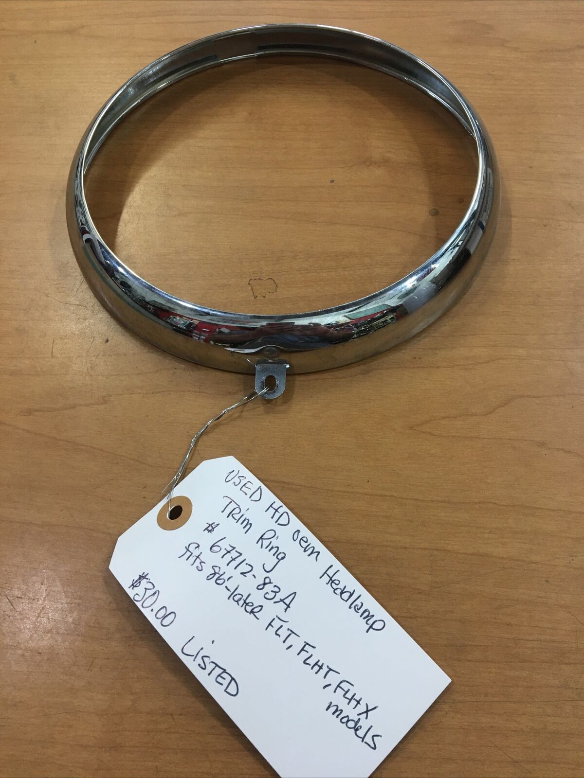 Harley Davidson Oem Headlamp Trim Ring #67712-83A