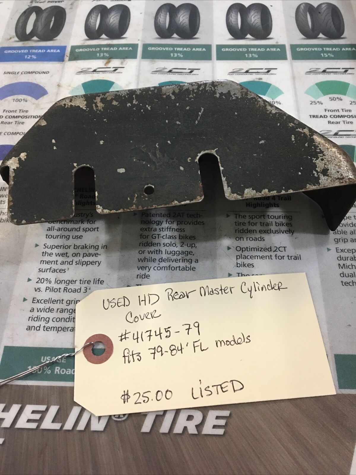 Harley Davidson Rear Master Cylinder Cover #41745-79