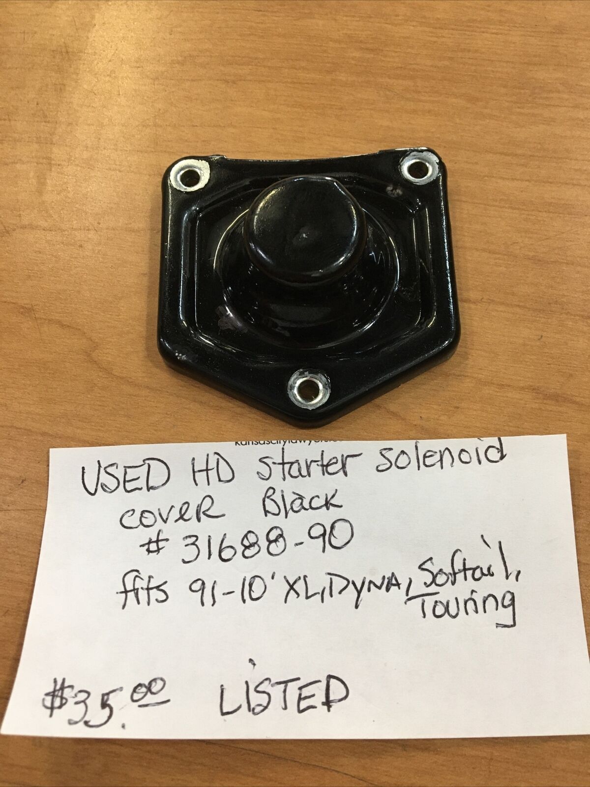 Harley Davidson Starter Solenoid Cover Black #31688-90