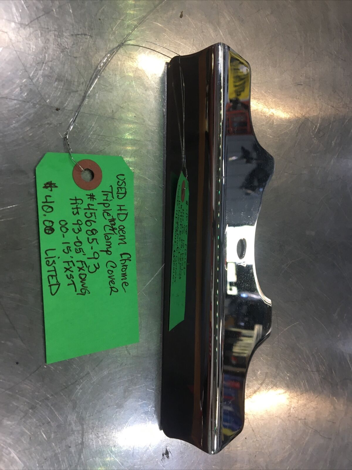 Harley Davidson oem Chrome Triple Clamp Cover #45685-93