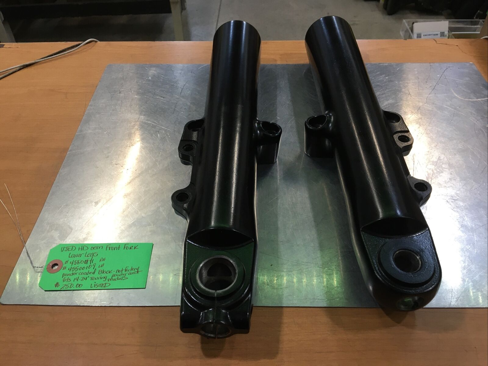 Harley Davidson oem Front Fork Lower Legs #45500111/45500109