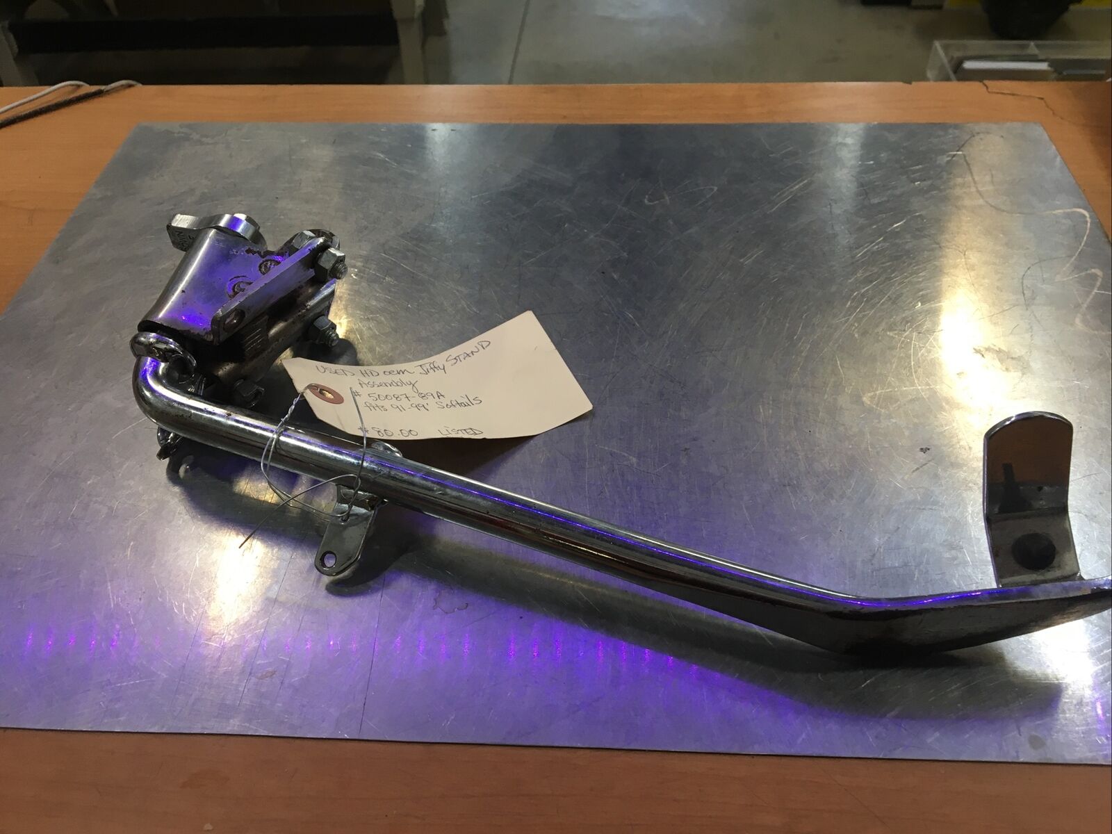Harley Davidson oem Jiffy Stand Assembly #50087-89A
