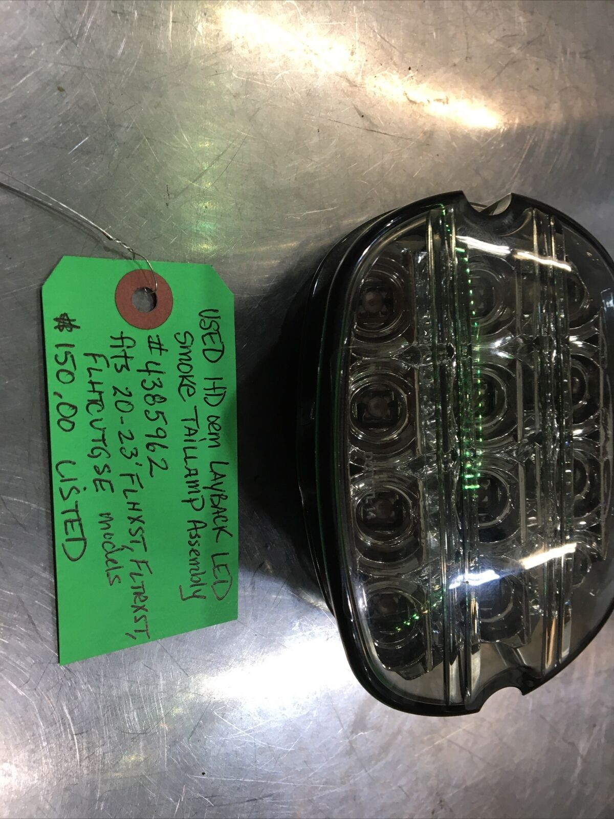 Harley Davidson oem Layback LED Smoke Tail Lamp Assembly #4385962