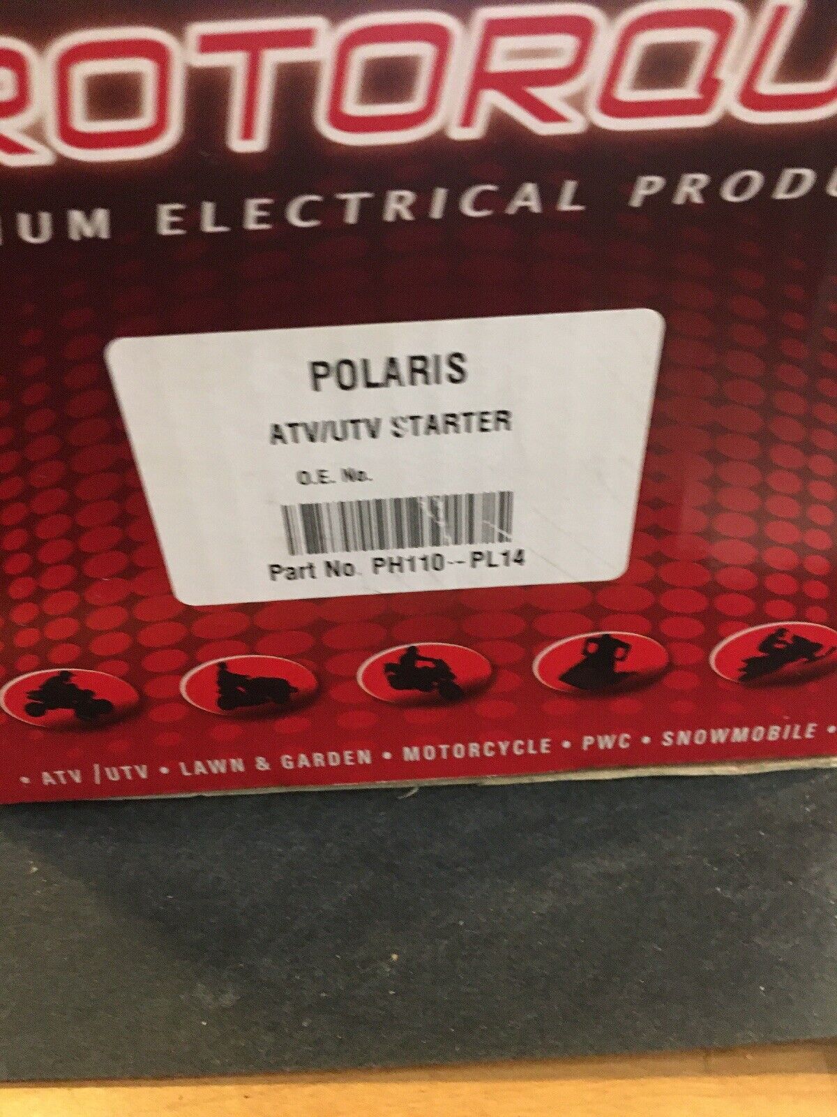 Protorque Starter Motor #PH110-PL14