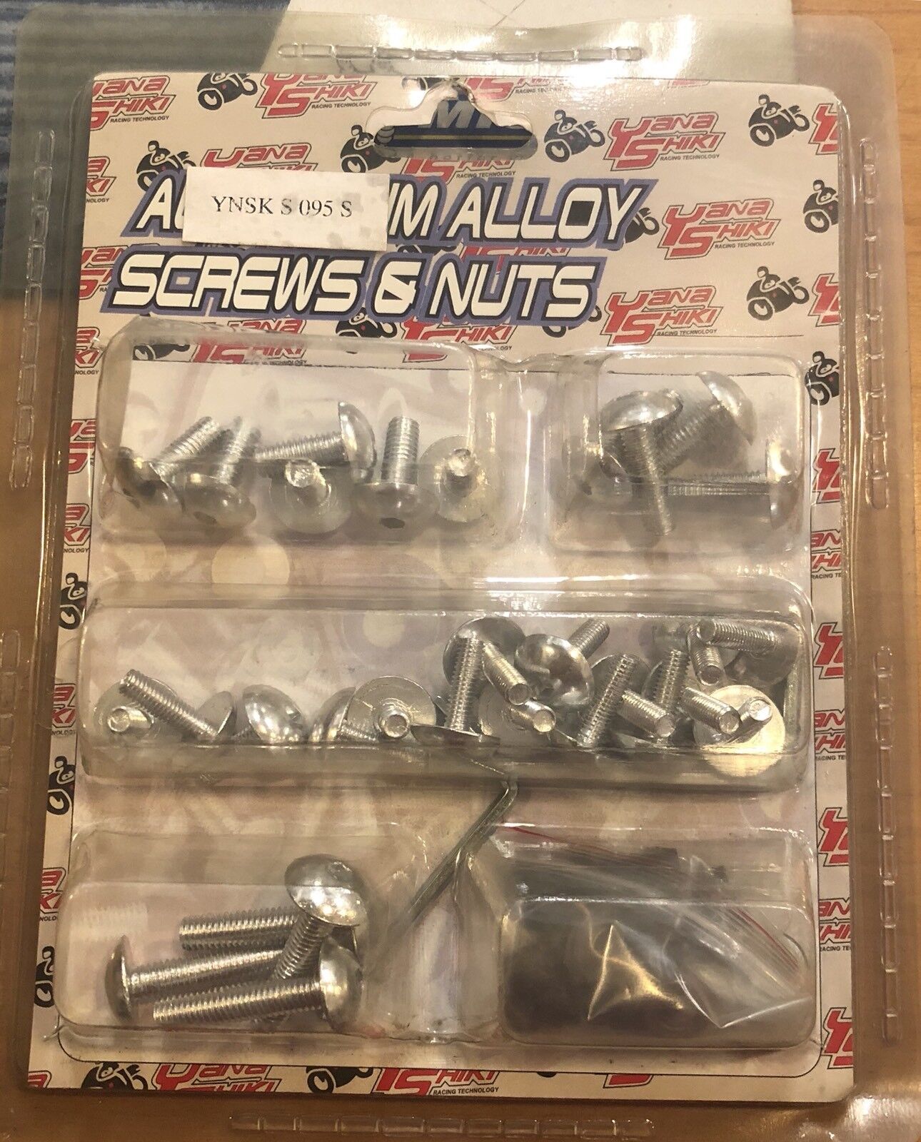 Yana Shiki #YNSK-S095S Chrome Plated Fairing Bolt Kit