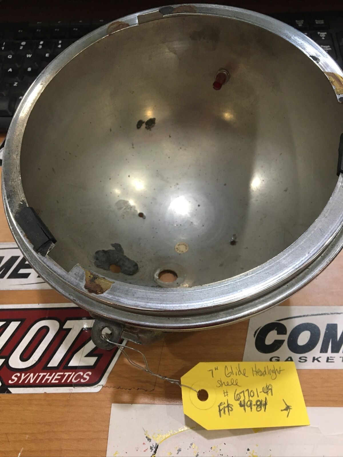 7” FL Headlight Shell For Harley #67701-49